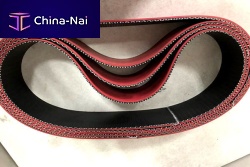 Smooth conveyor belt ZIPLINKPVCPUrubber