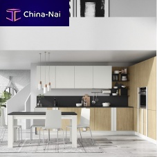 Contemporary kitchen QUADRApolymerlaminateisland
