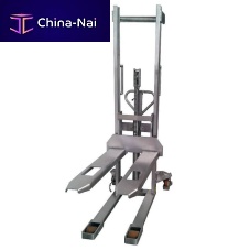 Manual stacker truck BADA 10-Mwalk-behindtransportfor warehouse