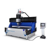 Abrasive water-jet cutting machine MECAJETpure water-jetfor titaniumfor aluminum