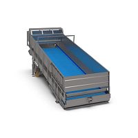 Belt conveyor chainhingedinclined