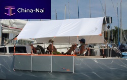 Sailboat sun awning WS 350cockpit