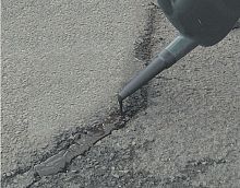 Filling coating ASPHALT CRACKbituminous