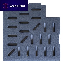Ceramic drain grate BASALTOfor swimming poolcorner