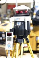 Total station with prism roboticverticalrotational
