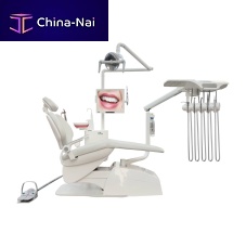 Dental unit with electro-mechanical chair EVERSUN S2300with adjustable headrestwith monitorwith hygiene system
