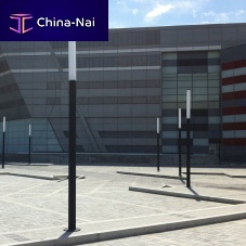 Contemporary light column Altimistainless steelLEDoutdoor