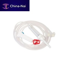 Veterinary IV infusion set 6.09.006.002with drip chamberwith stopcock