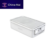 Instrument sterilization container 11.34with filterwith valvealuminum