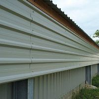 Panel cladding HI 30sheet metalribbed