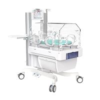 Neonatal incubator on casters YP-2800Bheight-adjustablewith monitorwith storage compartment