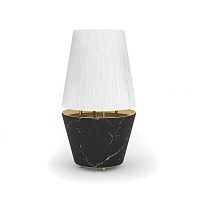 Table lamp Yangpolished brassmarblecontemporary