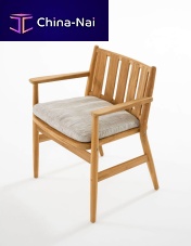 Contemporary garden chair LEVANTE 001outdoorteakwooden base