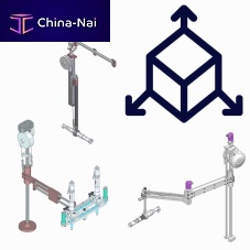Telescopic reaction arm torquelinearergonomic