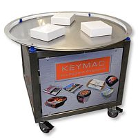 Electric rotary table KRTverticalfor packaging linescompact