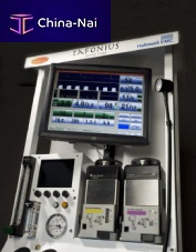 Large animal veterinary anesthesia workstation Tafoniustrolley-mounted