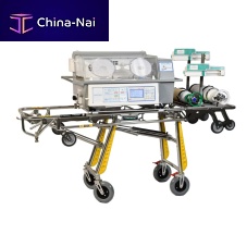 Neonatal transport incubator Baby Shuttleon casterswith ventilatorbattery-powered