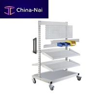 Assembly trolley storagemetalshelf