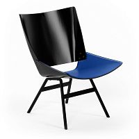 Scandinavian design chair SHELL LOUNGE LILI RADU indooroakmolded plywood
