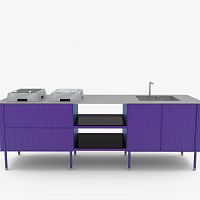 Outdoor kitchen Nescontemporarystainless steelaluminum