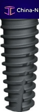 Conical dental implant BioniQtitaniumtaperedinternal hexagon