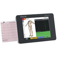 Resting electrocardiograph CARDIOVIT FT-112-channeldigitaltablet-based