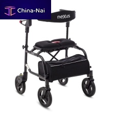 4-wheel rollator NeXus 3with seatwith basketfolding