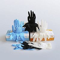 Nitrile gloves examination