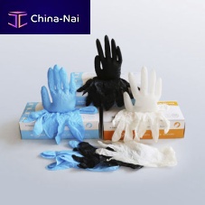 Nitrile gloves examination