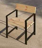 Contemporary chair SISAoutdoorindoorpine
