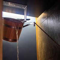 Wooden shower kitbucket