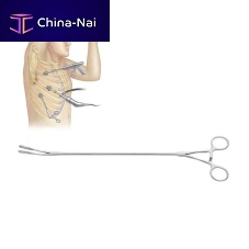 Surgery forceps 813.635.01mthoracoscopyclampDeBakey