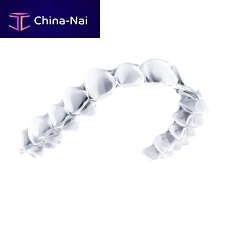 Invisible orthodontic brace hybrid resin