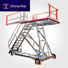 Emergency stairs mobilefor aircraftfor technical crew