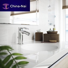 Washbasin mixer tap BRETTONcountertopmetalbathroom