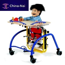 Pediatric standing frame Amidon Dondolinoon casters