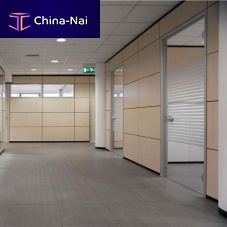 Fixed partition SOLID woodenglazedcommercial