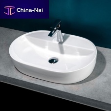 Countertop washbasin KEY 80ceramic1-holewithout overflow