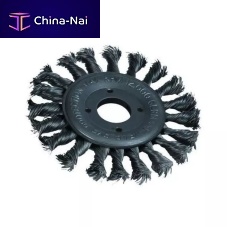 Knotted wheel brush 66261103056cleaningfor grinding processesmetal wire