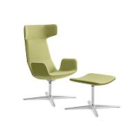 Scandinavian design stool FLEXIfoamswivelupholstered