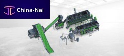 Rotation/agitation washing line PE seriesdryautomaticfor the recycling industry