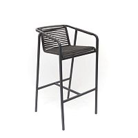 Contemporary bar chair SUITEoutdoorindoorpolished stainless steel