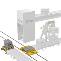 Electric turntable horizontalfor conveyorwith roller conveyor