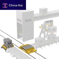 Electric turntable horizontalfor conveyorwith roller conveyor