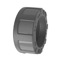 Cylindrical nut PPPVDFPVC-U