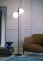Floor-standing lamp TALIS metalglassopal
