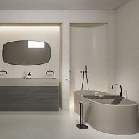 Contemporary bathroom woodenstone