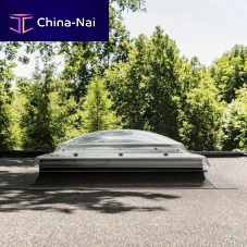 Flat roof dome skylight COUPOLEpolycarbonatePVCacrylic