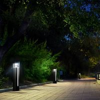 Garden bollard light KAROurbancontemporaryaluminum