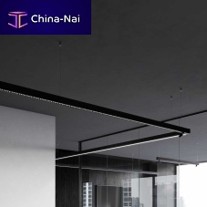 Surface mounted lighting profile TWOSintegratedhangingLED